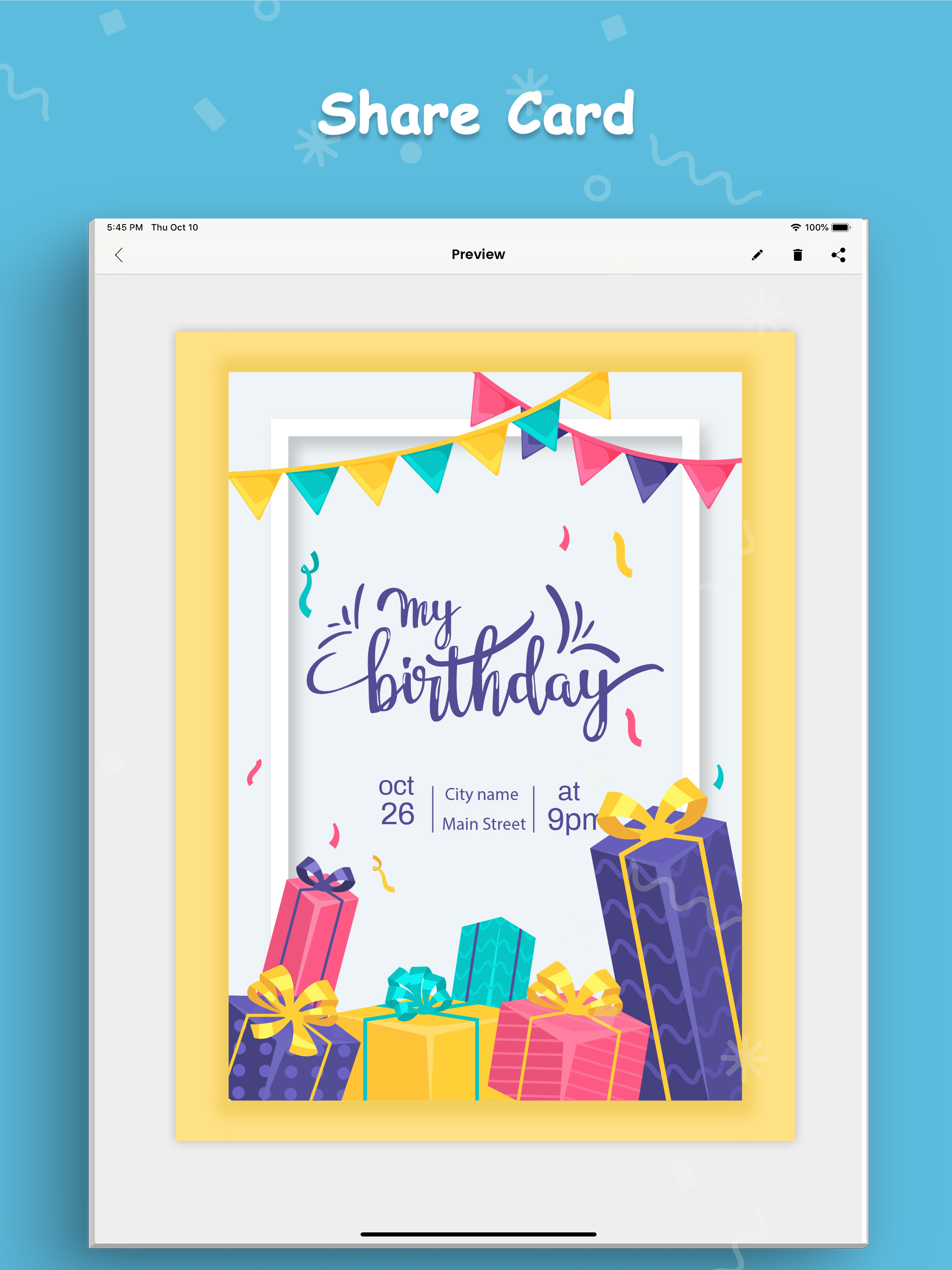 Birthday Card Maker