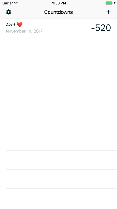 Screenshot #1 pour Countdowns