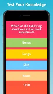 anatomy and physiology quiz. iphone screenshot 1