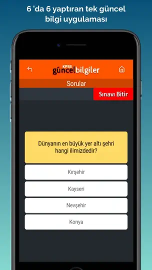 KPSS 2023 Güncel Bilgiler Soru iPhone Ekran Görüntüsü 4