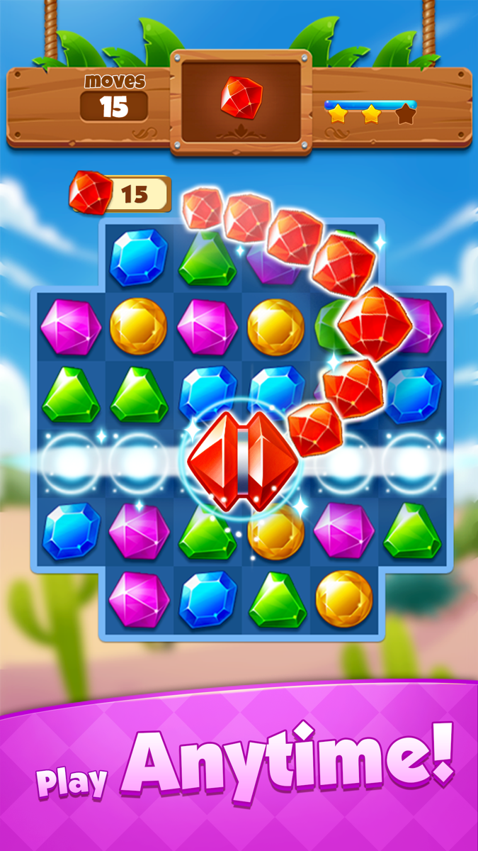 Jewel Adventure - Match 3 Game official gameplay screenshot 8