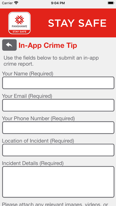 App screenshot