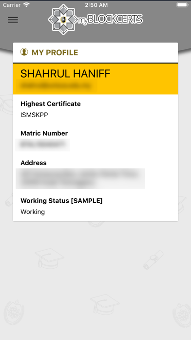 App screenshot
