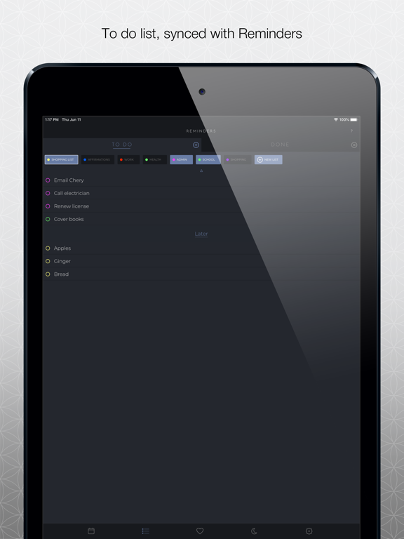 The Moon Calendar iPad screenshot 6 - Productivity app