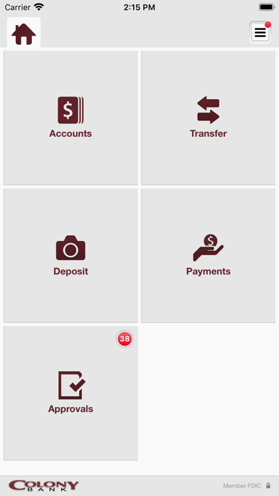 Colony Bank Business Mobile Screenshot