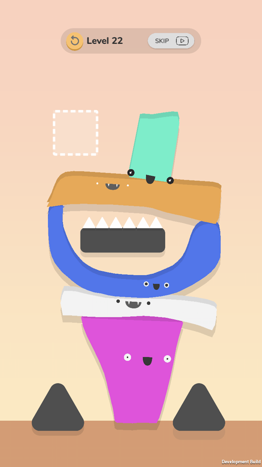 #2. Pile Them UP: Shape Puzzle (iOS) By: CASUAL NINE SOCIEDAD LIMITADA