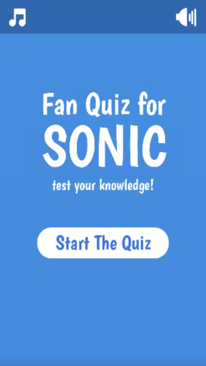 Fan Quiz for Sonic