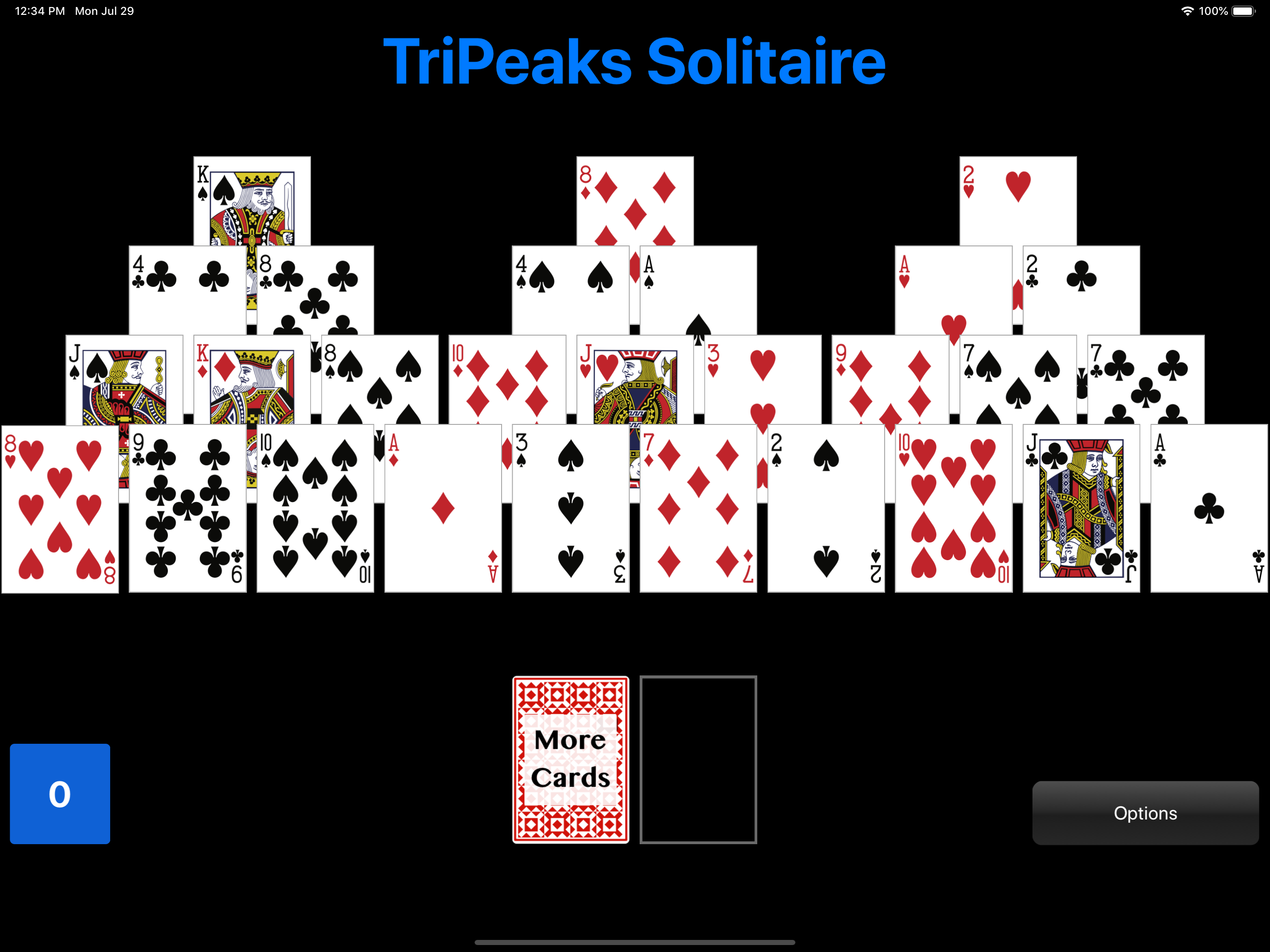 TriPeaks Solitaire - Classic