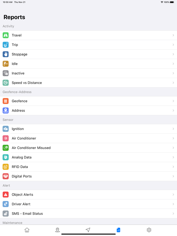 Auratraq iPad screenshot 6 - Utilities app