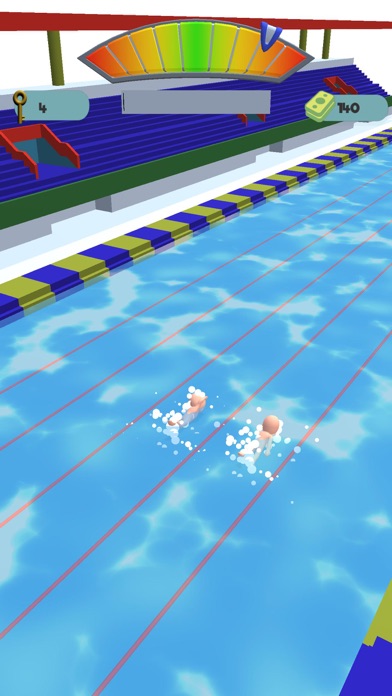 Screenshot #3 pour Swim Race 3D!