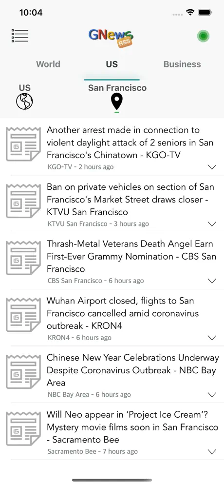 GNews RSS