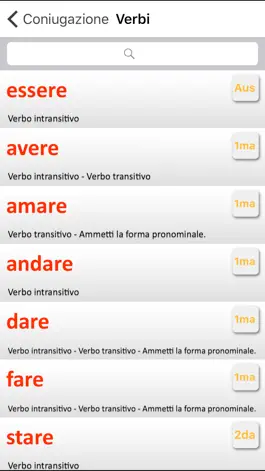 Game screenshot Coniugazione - verbi italiani apk