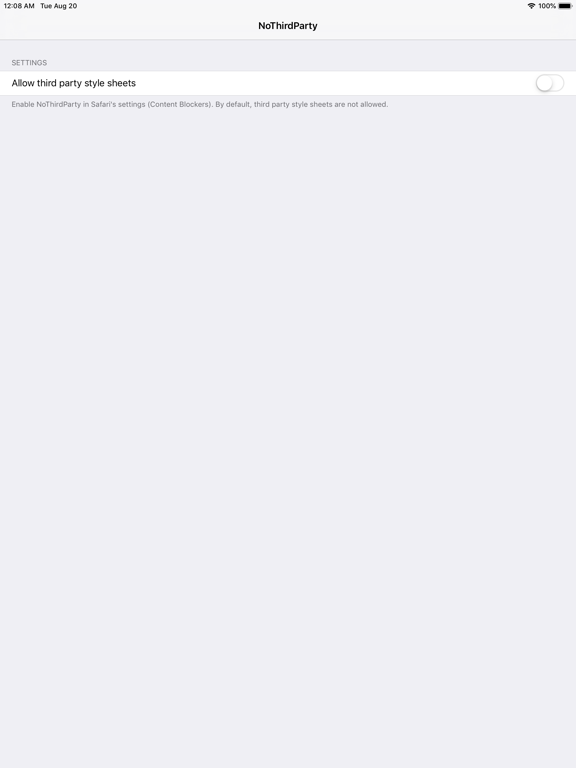 Screenshot #4 pour NoThirdParty