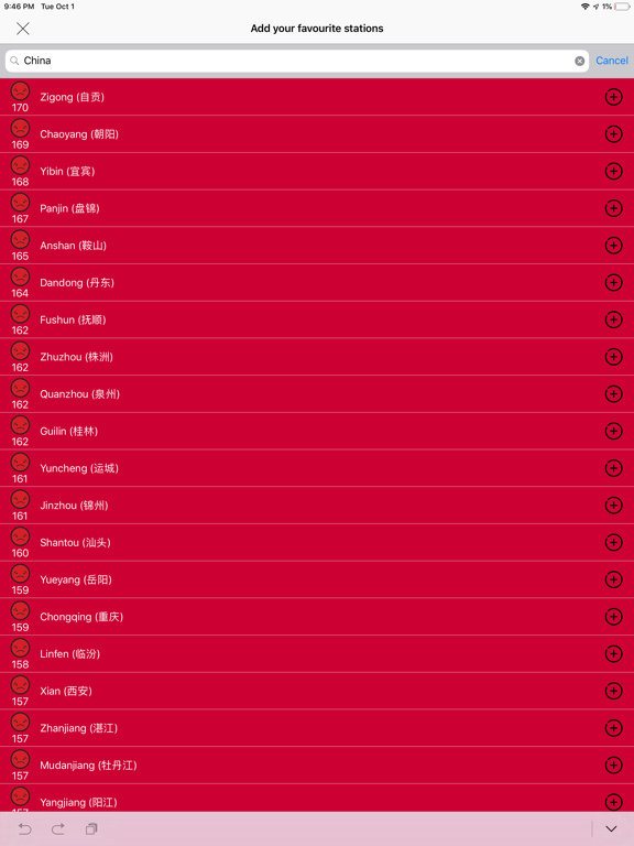 Check Air Quality Index - AQI iPad screenshot 4 - Health & Fitness app