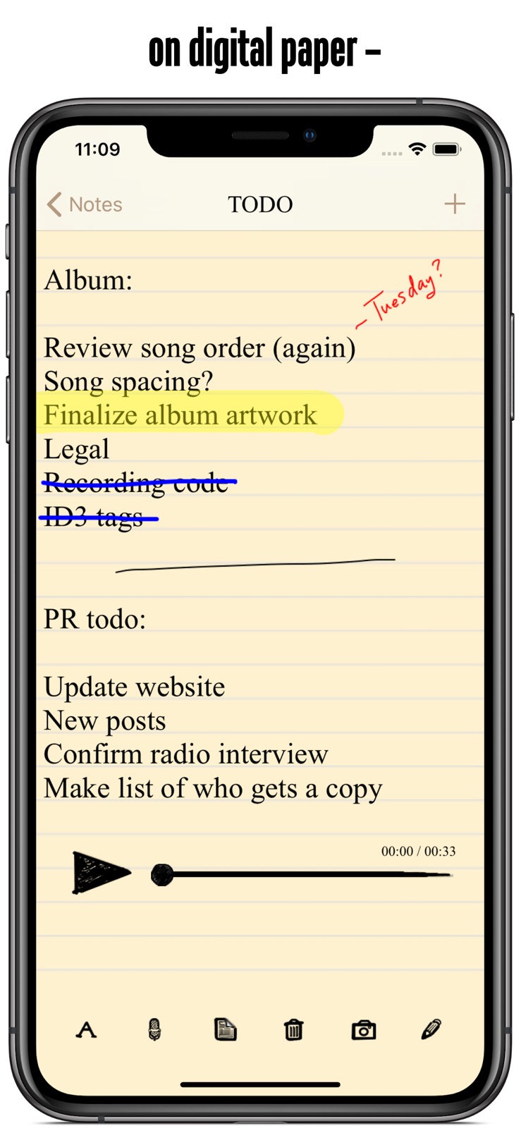 Mental Note ๛ iphone screenshot 2