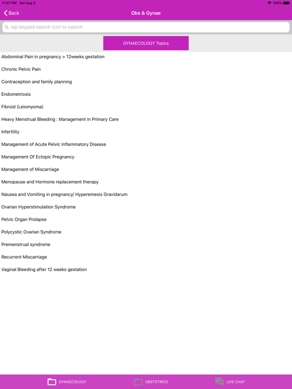 Screenshot #6 pour Obs & Gynae