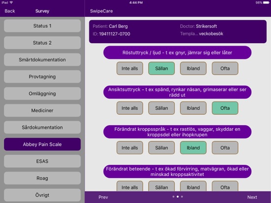 Screenshot #6 pour SwipeCare