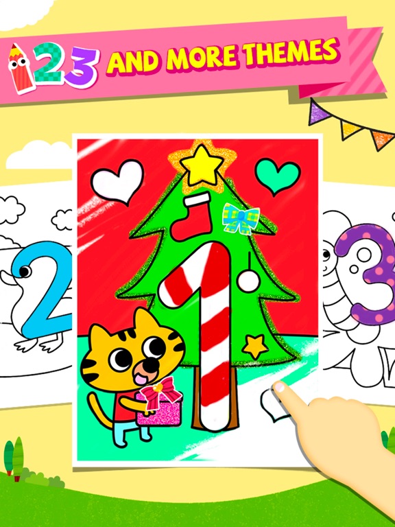 Pinkfong Kids Coloring Fun iPad screenshot 3 - Education app