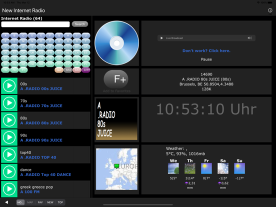 Screenshot #4 pour New Internet Radio