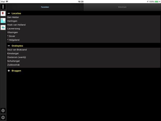 QuickTide iPad app afbeelding 1