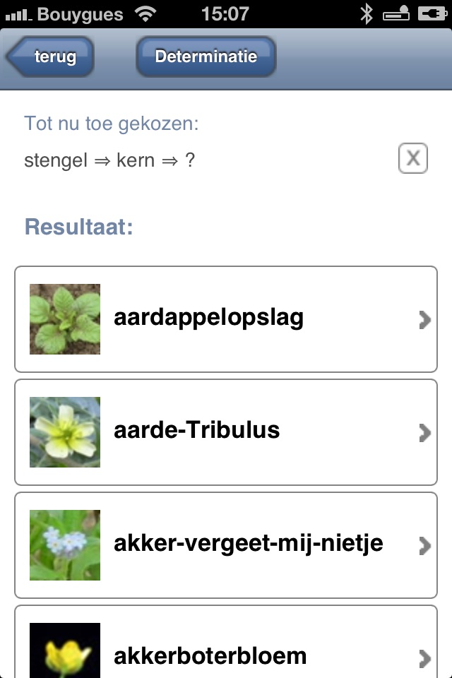 Onkruidherkenning IRBAB screenshot 3