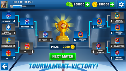 Screenshot #3 pour Hockey Caps 2 player