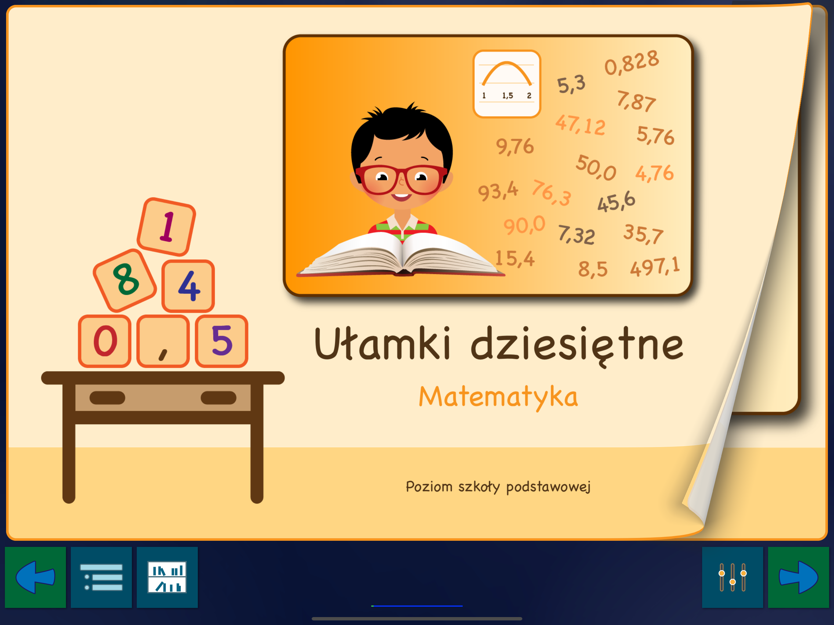 Ułamki dziesiętne - Magiwise screenshot 12