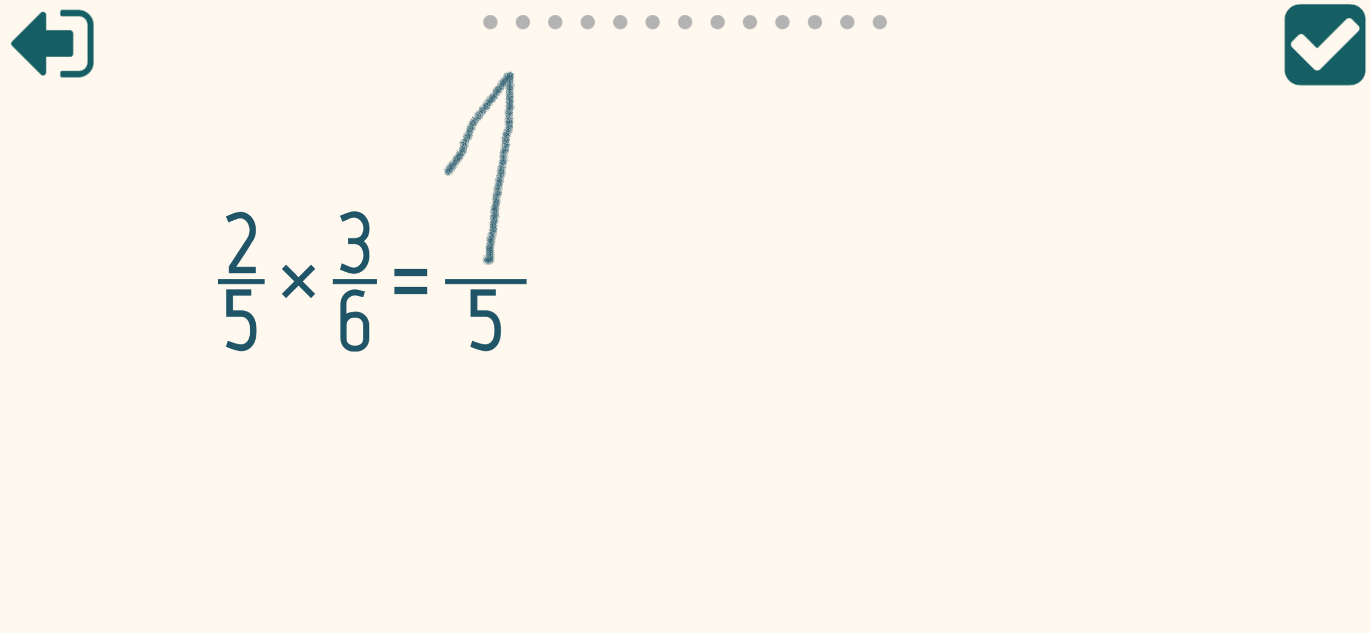 Multiplying Fractions Trainer