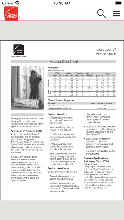 Owens Corning Product Solution screenshot-3