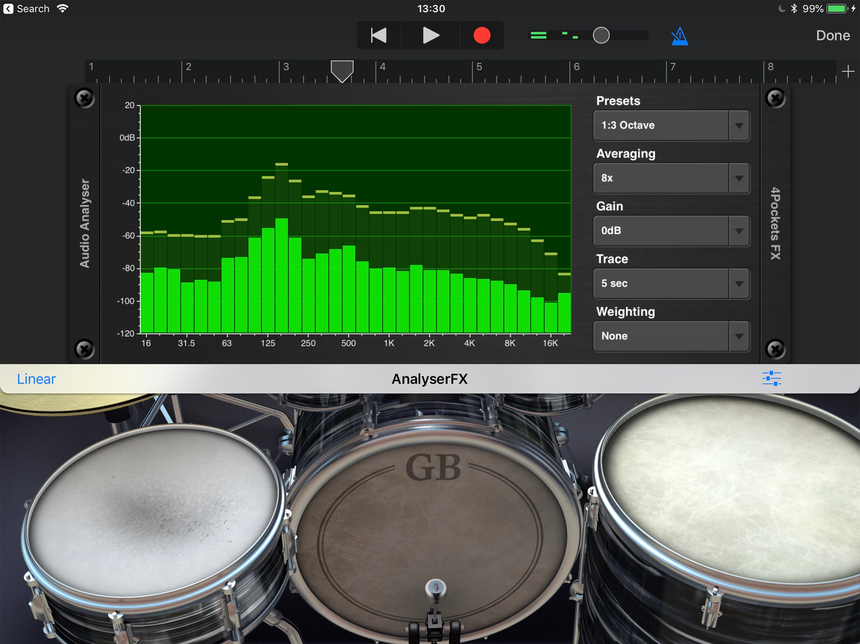 Analyser & Tuner AUv3 Plugin