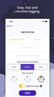 How to cancel & delete baby nap log 3