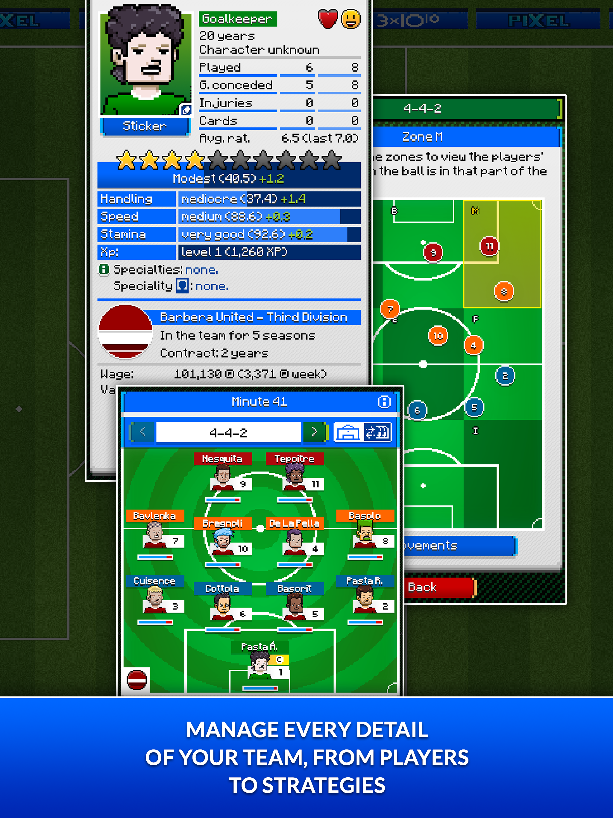 Pixel Manager: Football 2021 screenshot 8