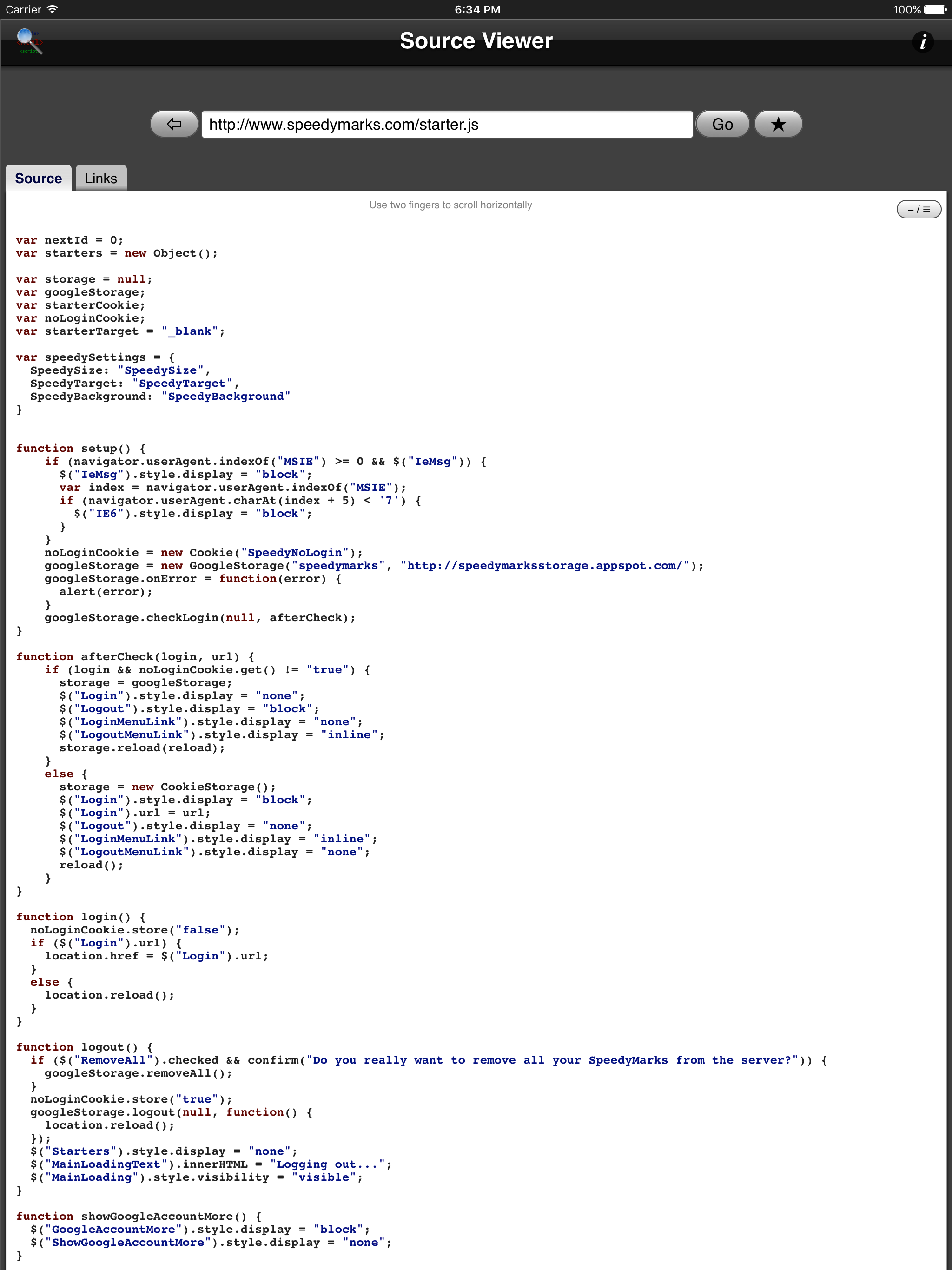 Source Viewer XL screenshot 4