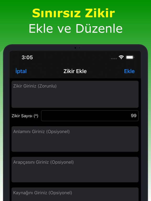 Zikirmatik Pro - Esma-ül Hüsna iPad screenshot 6 - Utilities app