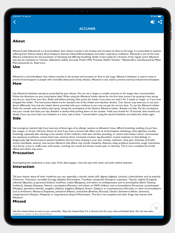 Screenshot #5 pour Drugs Dictionary Pro