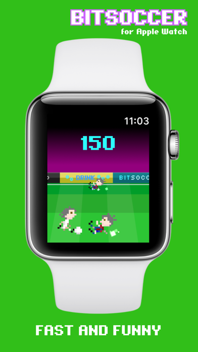 Bit Soccer game for Apple Watch screenshot 2