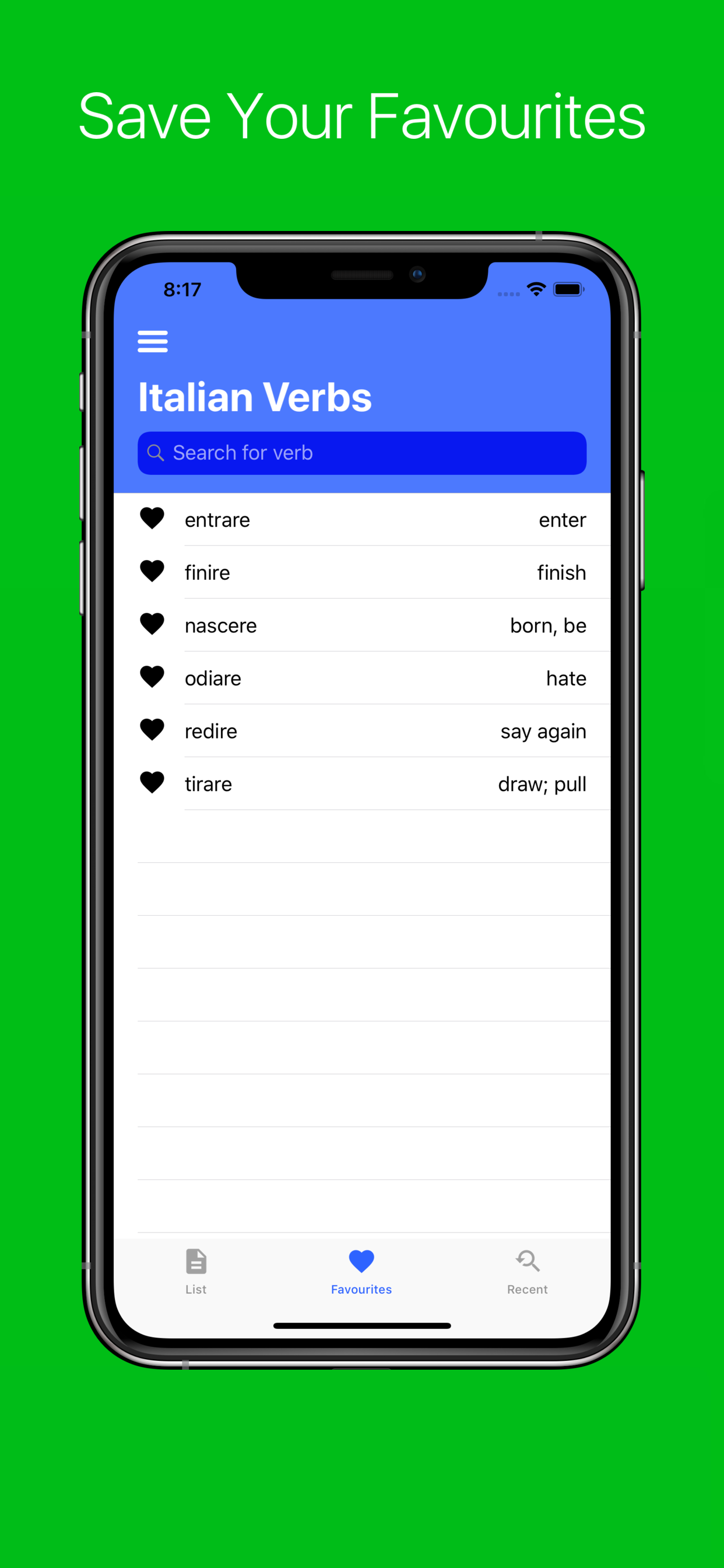 Italian Verb Conjugator screenshot 4