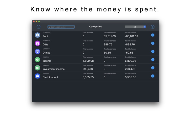 Screenshot #2 pour Budget Planner Tracker-Budgets