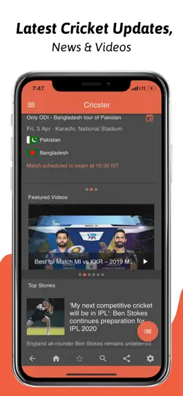 Game screenshot Cricster - Cricket Live Scores mod apk