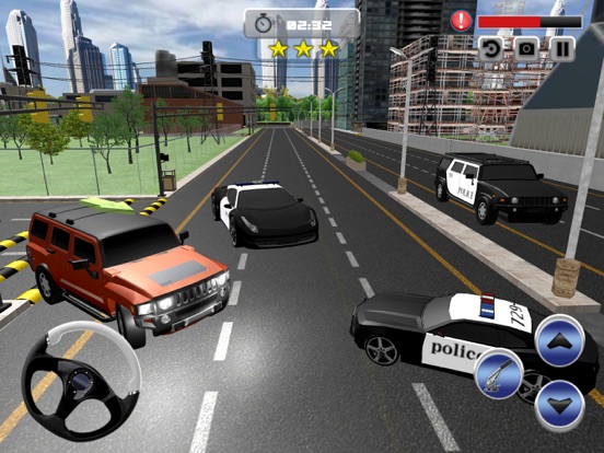 Police Chase Gangster Escape iPad screenshot
