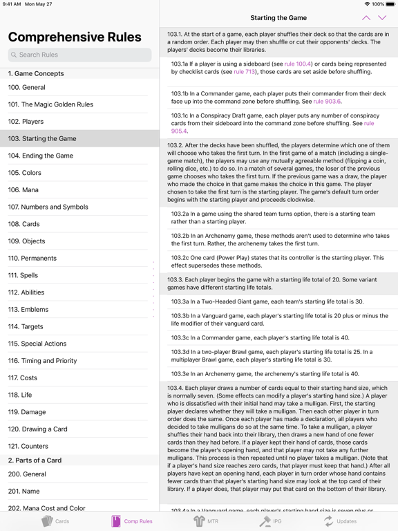 Screenshot #5 pour MTG Guide