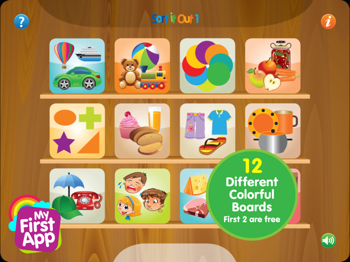 Sort It Out 1 - for toddlers