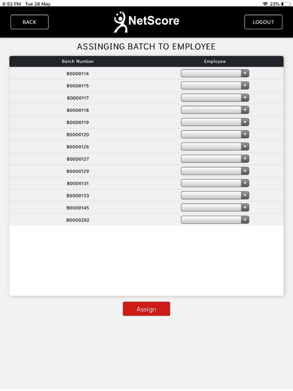 NetScore WMS Mobile iPad screenshot 5 - Business app