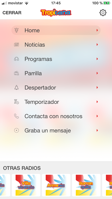 Tropicana FM para iPhone Screenshot