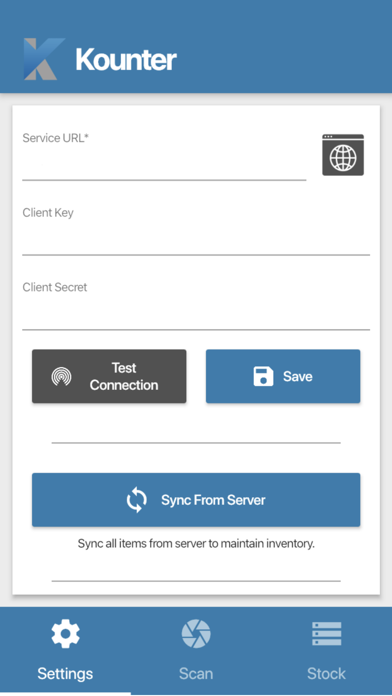 Screenshot #1 pour Kounter Inventory Solution