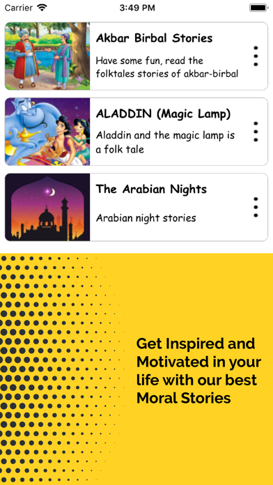 Screenshot #2 pour Learn Moral Stories Collection