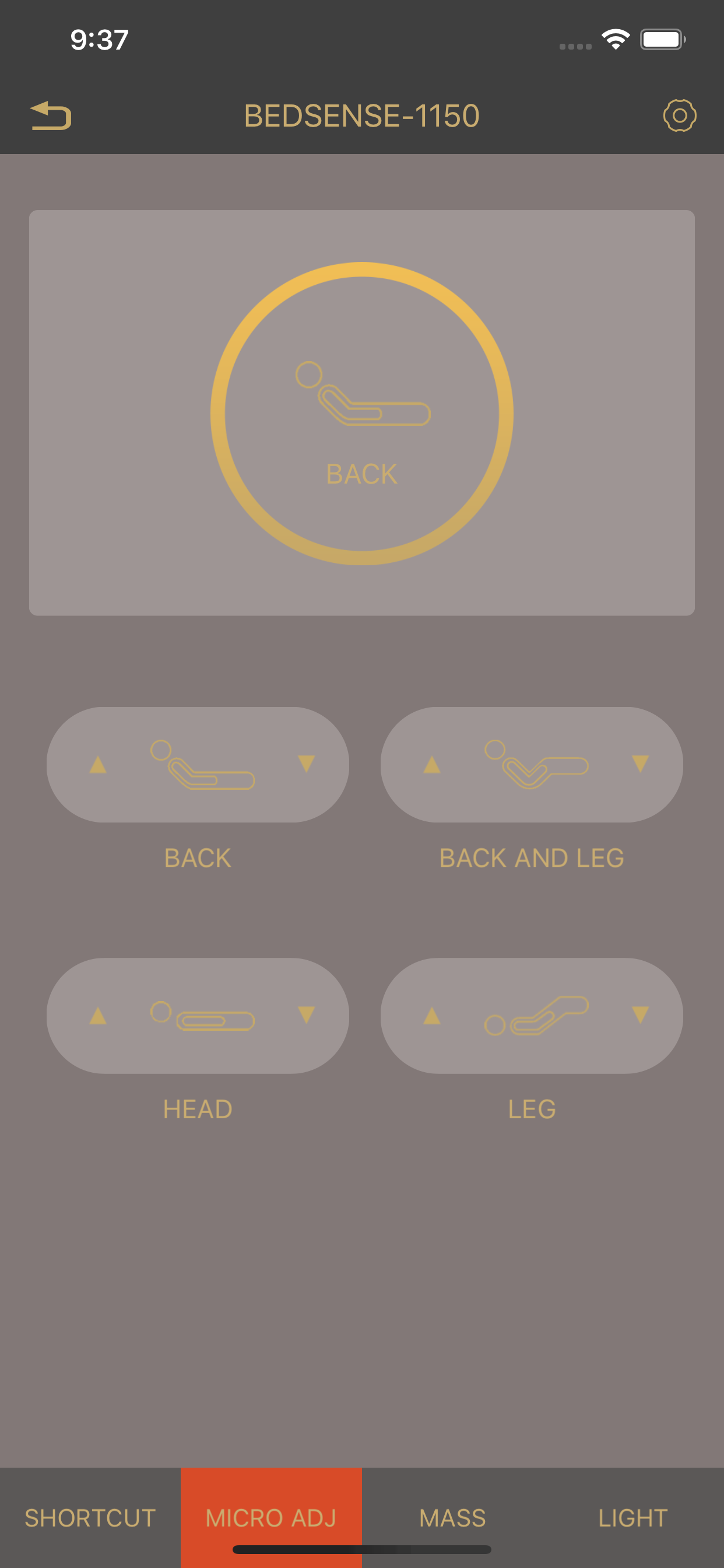 Bedsense Adjustable bed screenshot 4