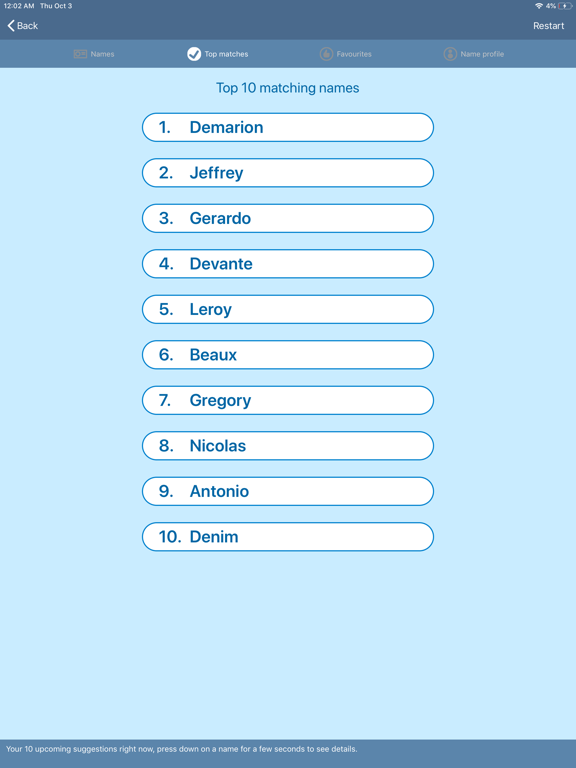 Screenshot #6 pour Baby Name Genie