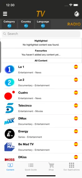 Game screenshot Spain and Mexico TV and Radio mod apk