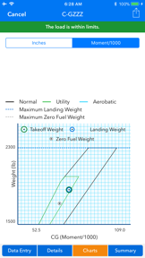 Aircraft Weight and Balance screenshot